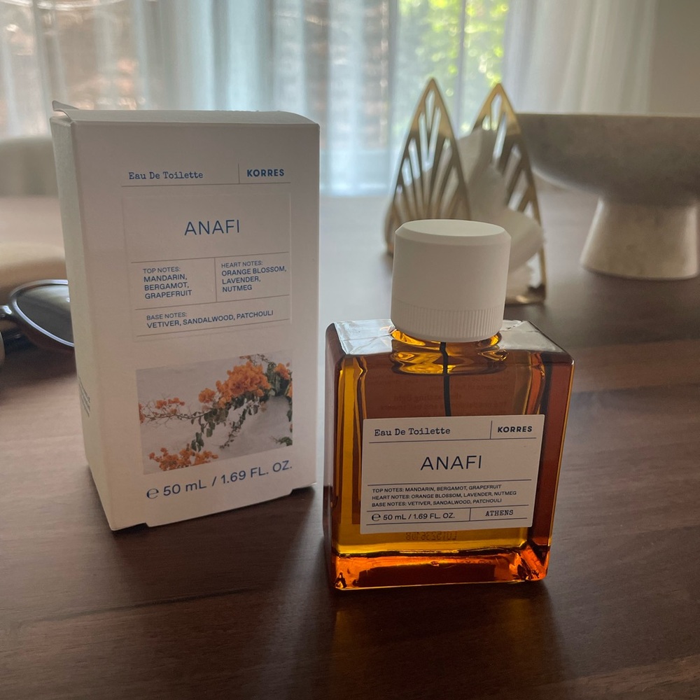 Korres Anafi Eau De Toilette with Amber Tone